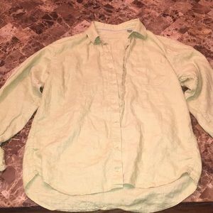 Tommy Bahama linen button down long sleeve shirt